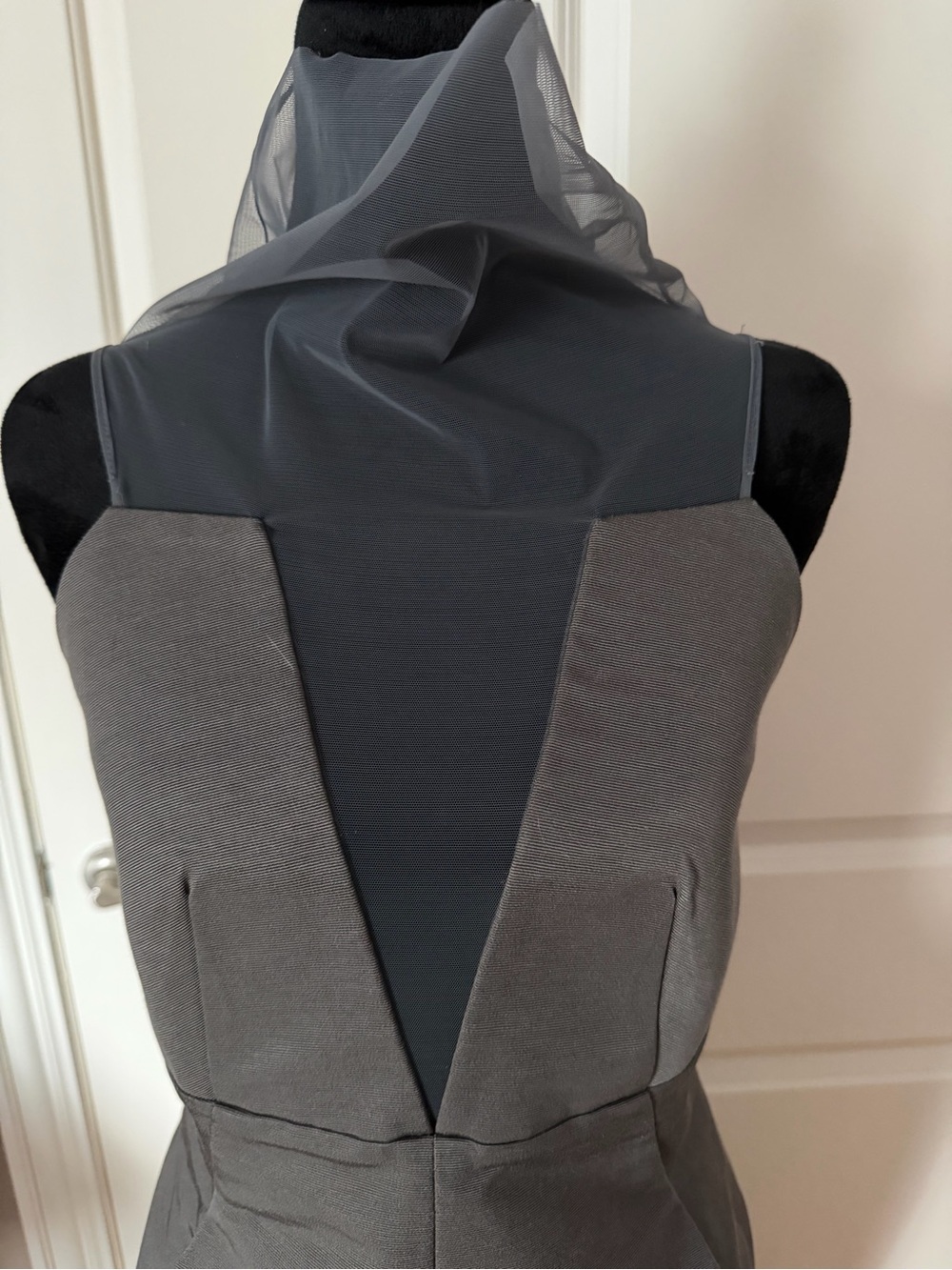 Rick Owens Sleek Gray Evening Dress - Picture 2 of 13